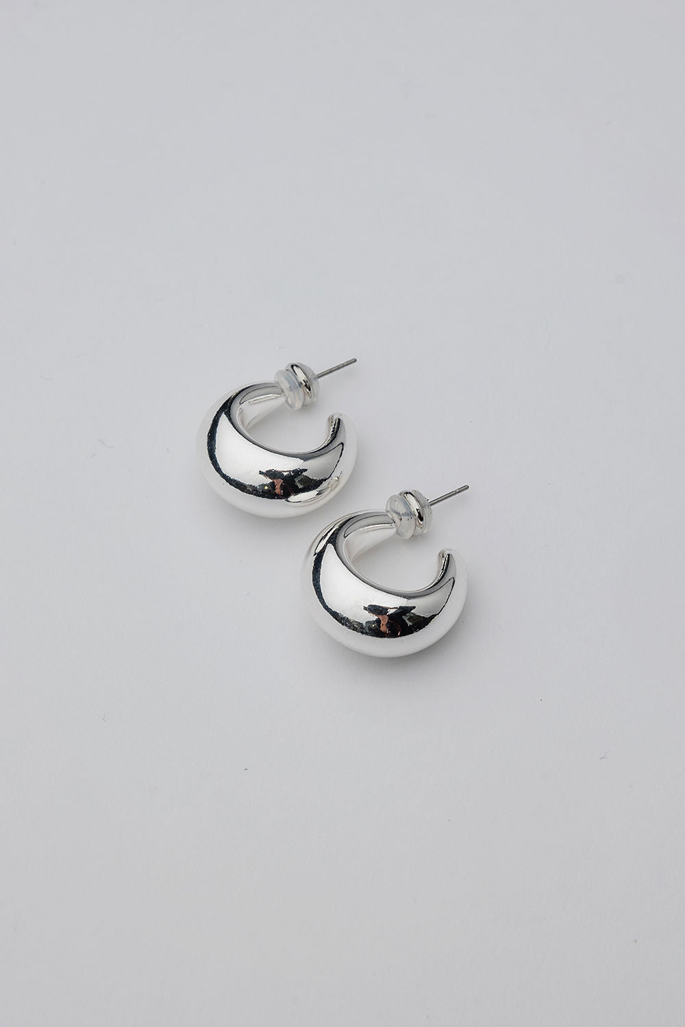 Silver Hoops S