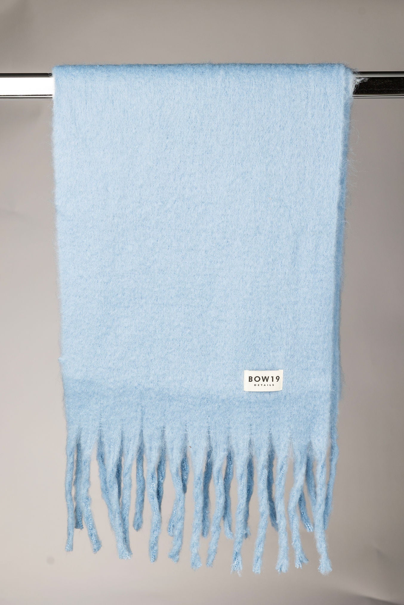 Fluffy Scarf Light Blue- DELIVERY SEPTEMBER