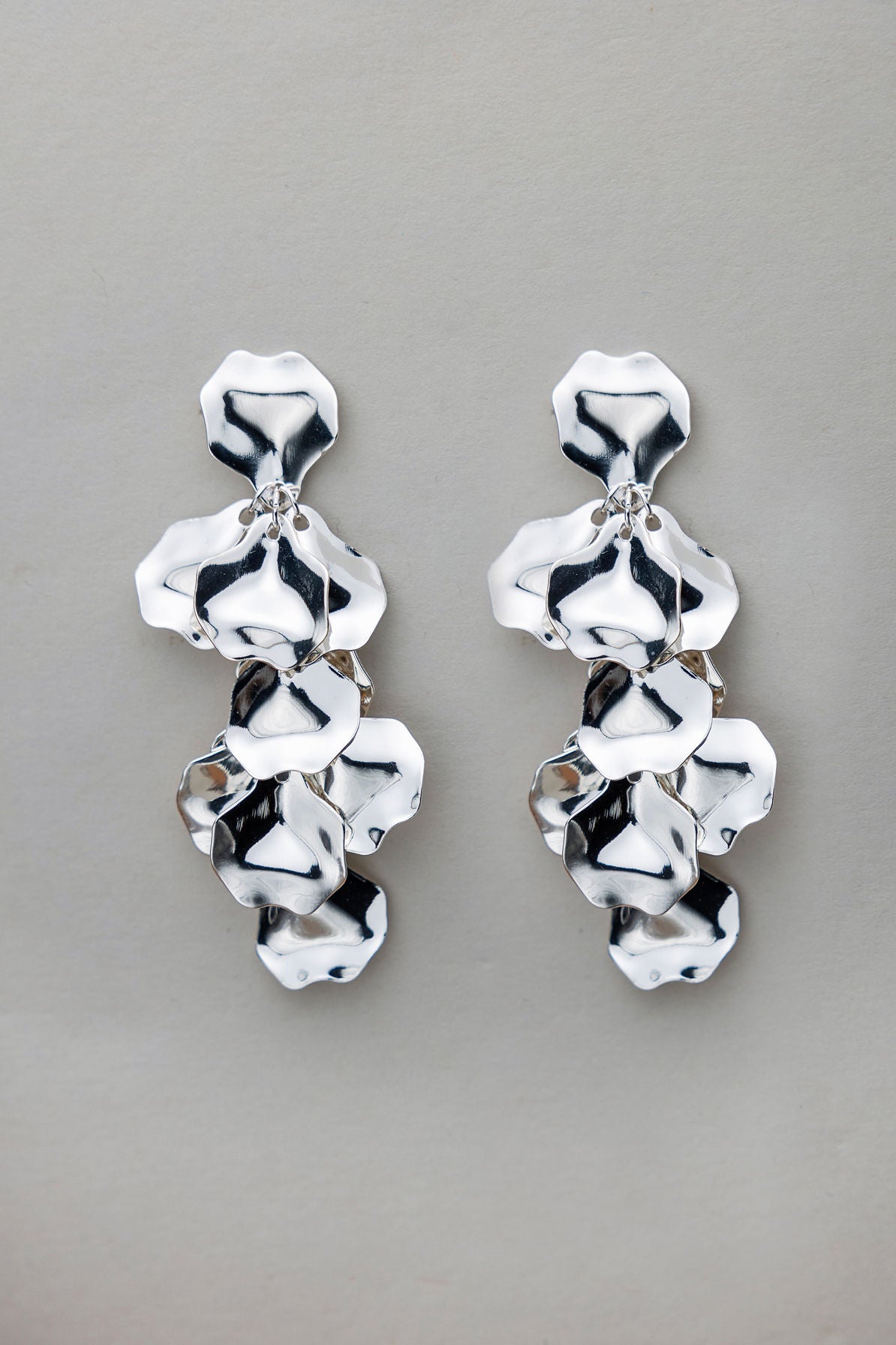 Leaf Earrings Mini Silver
