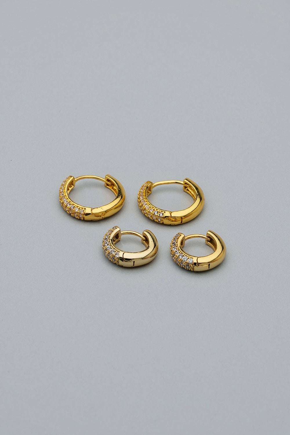 Double Set Hoops Gold