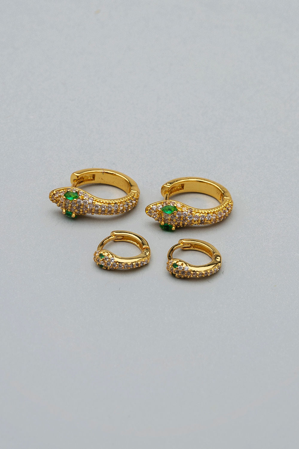 Snake Hoops Gold 2 Set