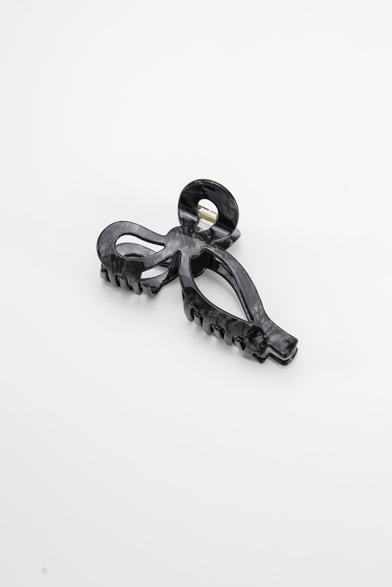 Bow Hair Clip Black