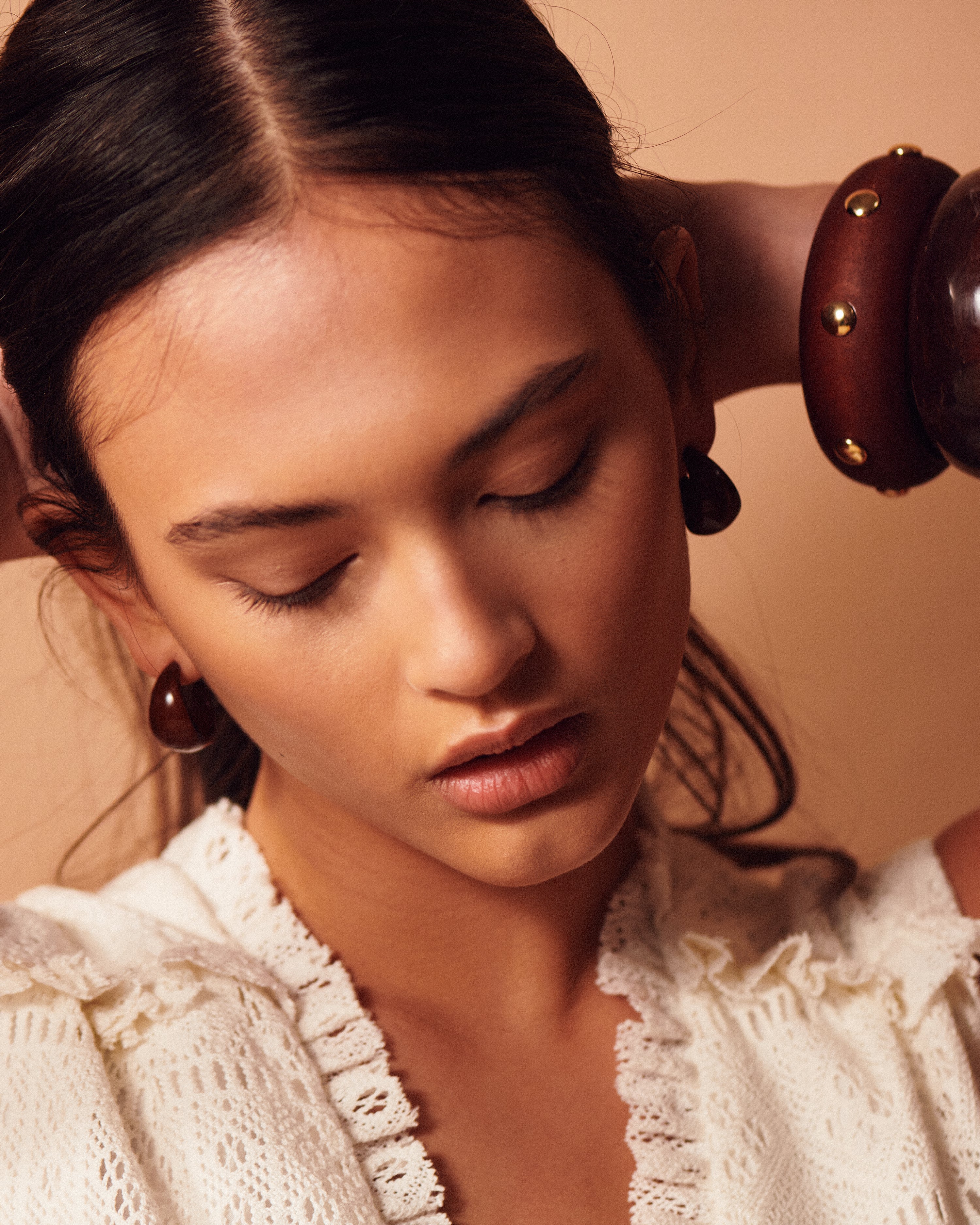 Brown Hoops