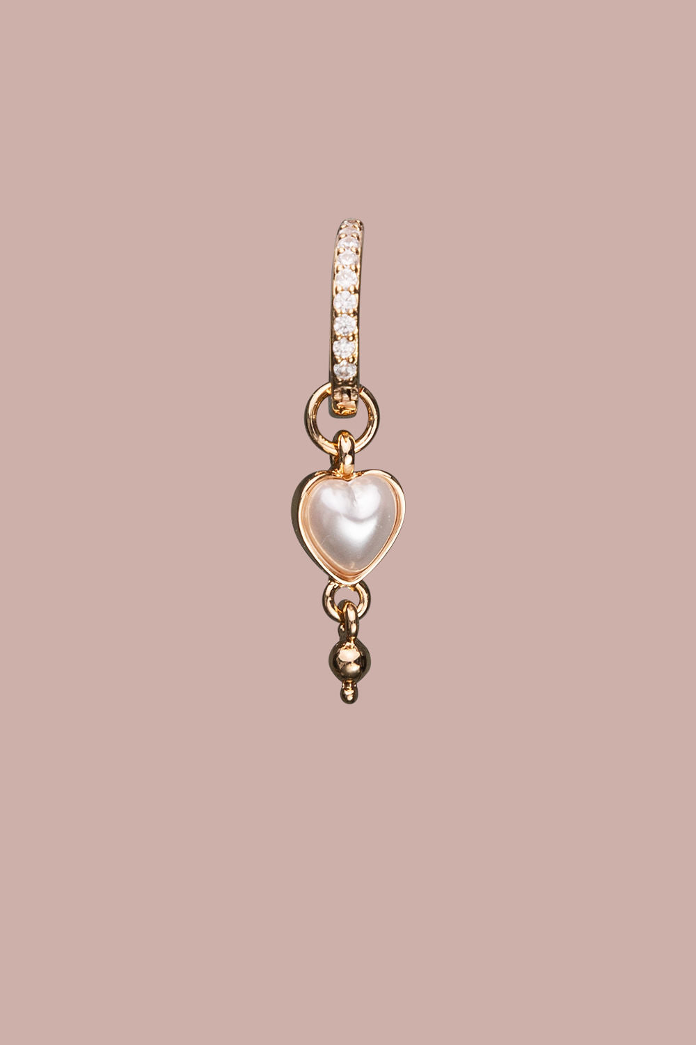 Zoe Pearl Earring Gold