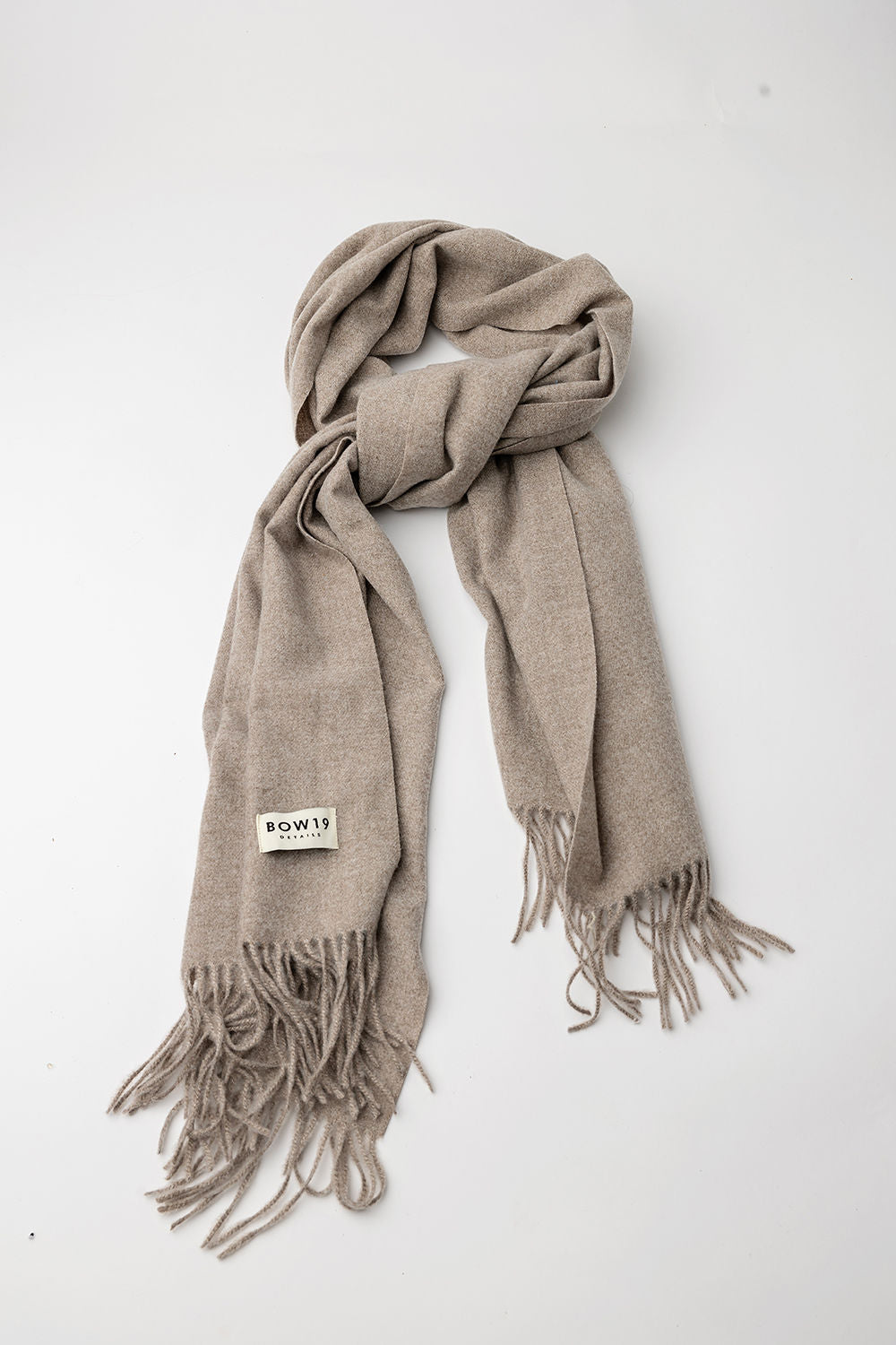 Soft Scarf Beige Melange -SEPT DELIVERY