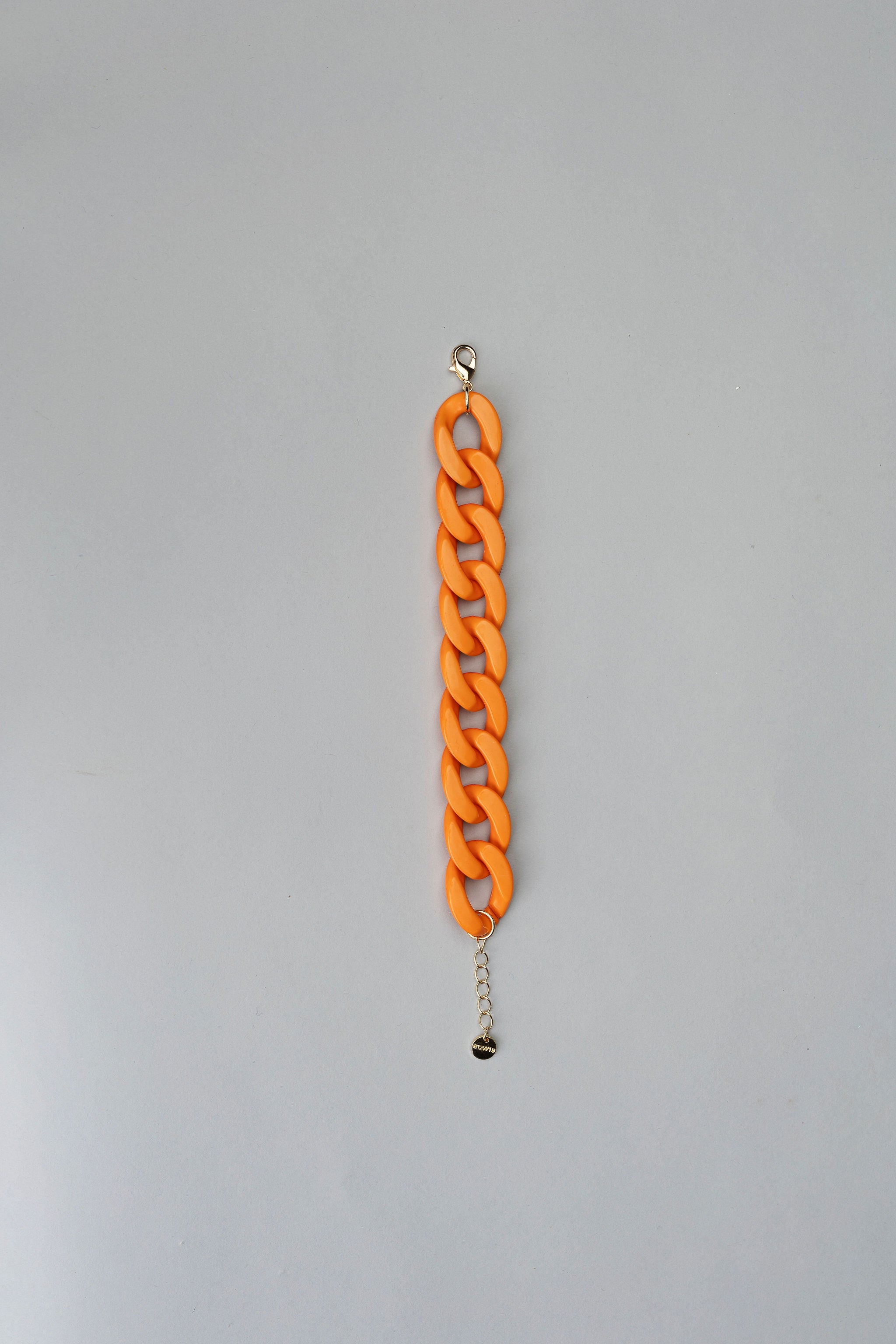 Big Chain Bracelet Orange Mat