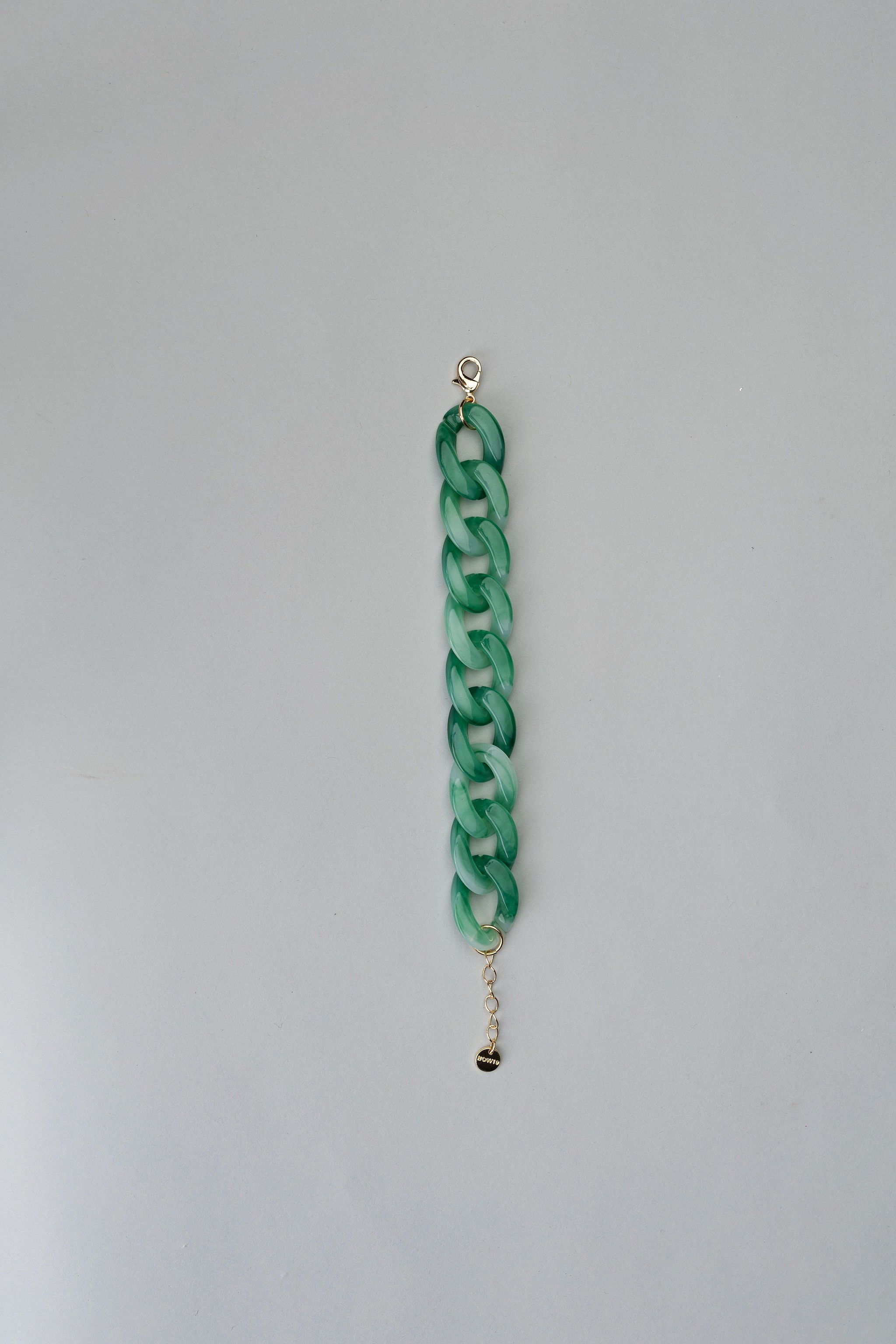 Big Chain Bracelet Jade Green
