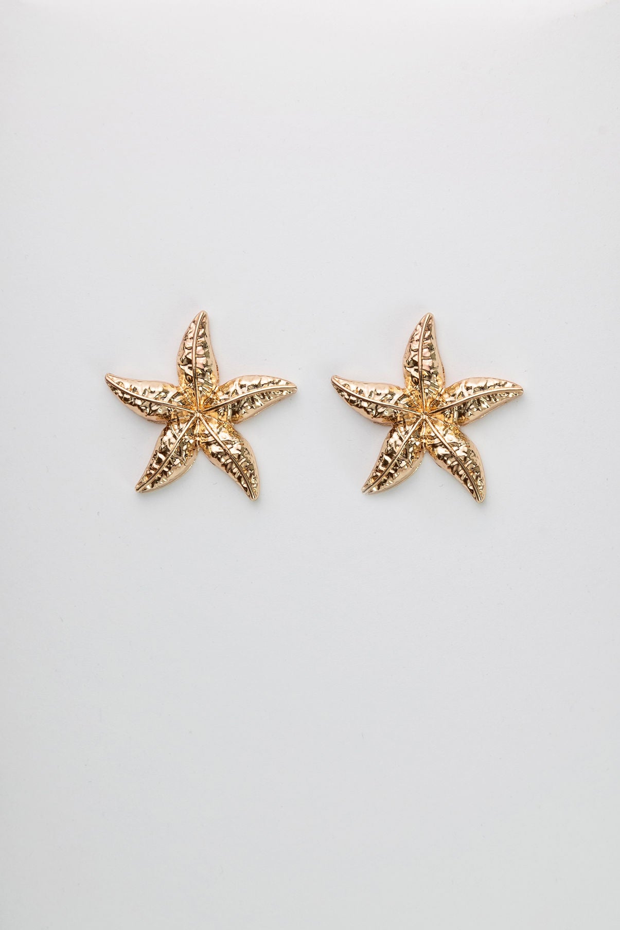 Starfish Earrings Gold