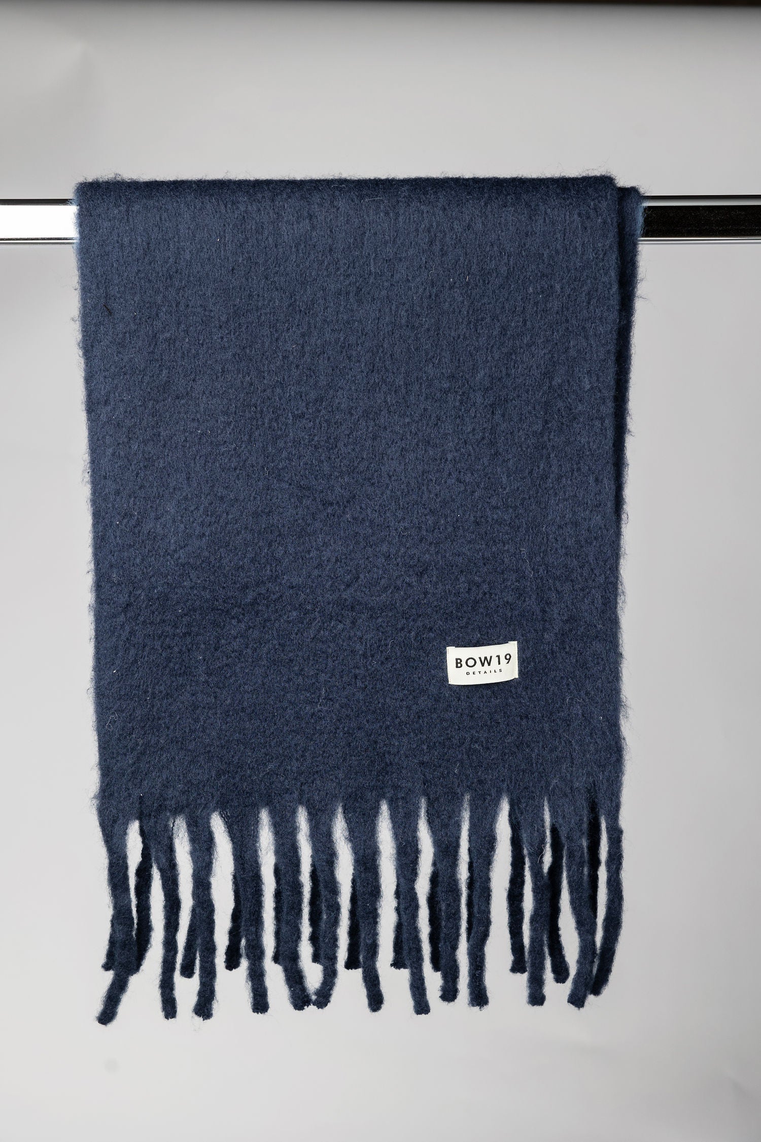 Fluffy Scarf Navy - SEPT DELIVERY