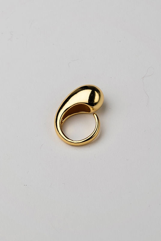 Twin Drop Ring Gold 18