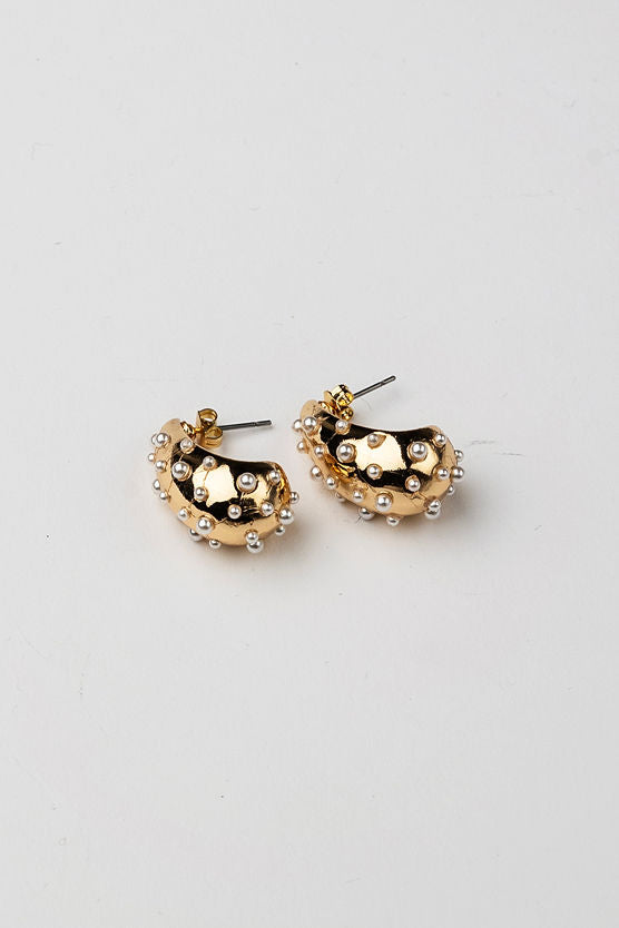 Vivianne Drop Pearl Earrings