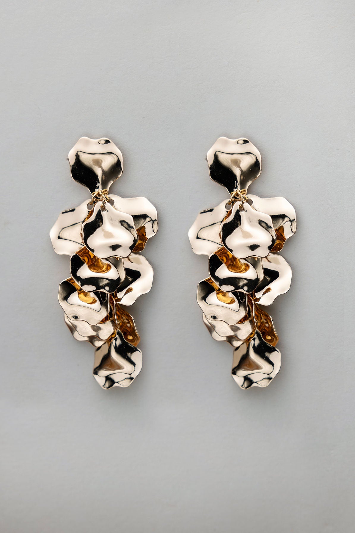 Leaf Earrings Mini Gold