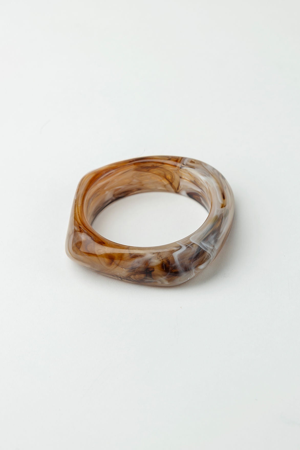 Big Square Bracelet Melange Brown - Currently sold out