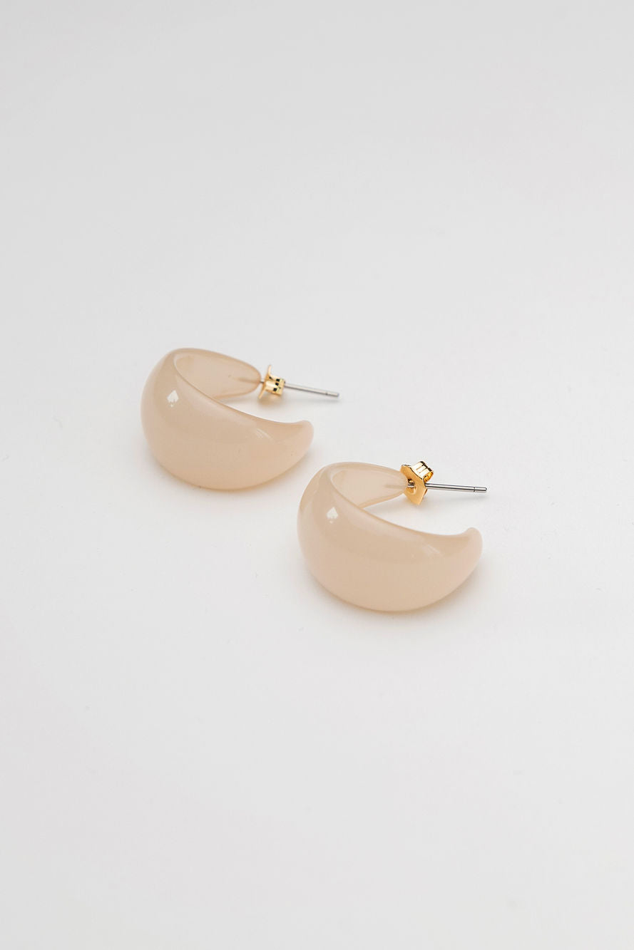 Beige Hoops