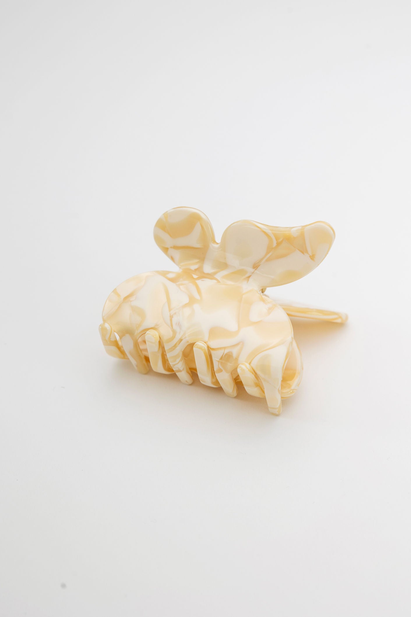 Butterfly Hair Clip Beige