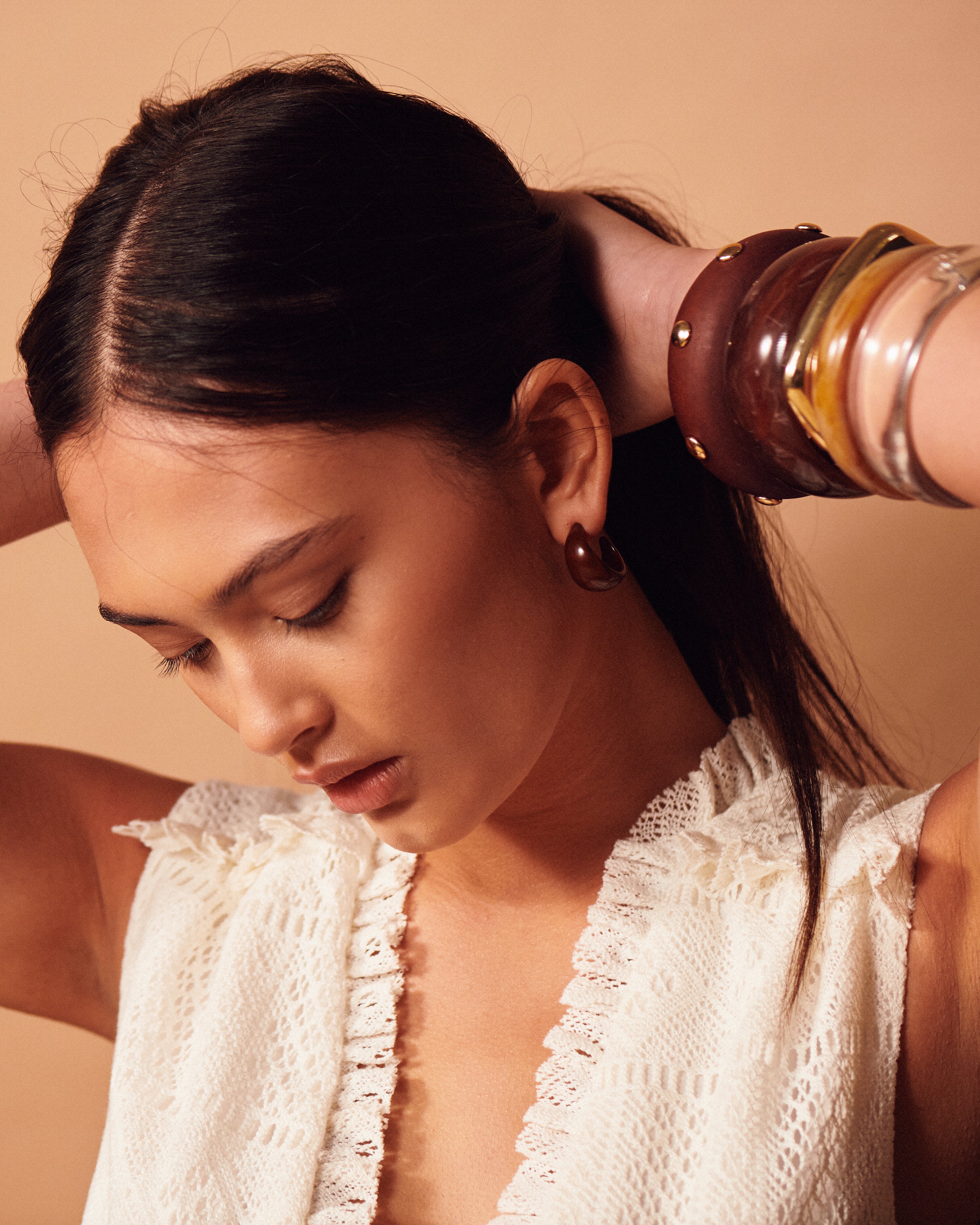Brown Hoops