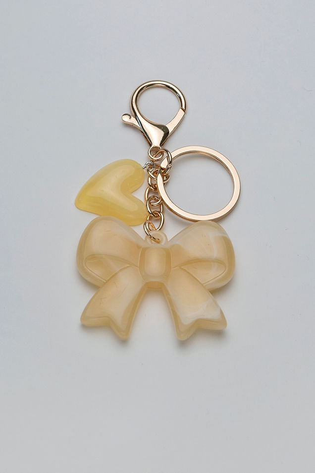 Charm Bow Creme White