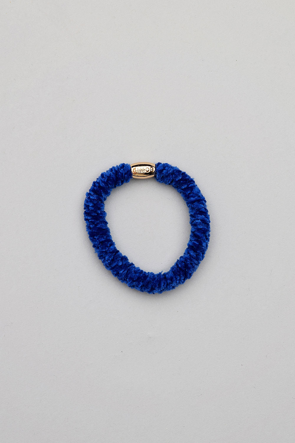 Hair elastic fluffy blue / MIN 20PCS