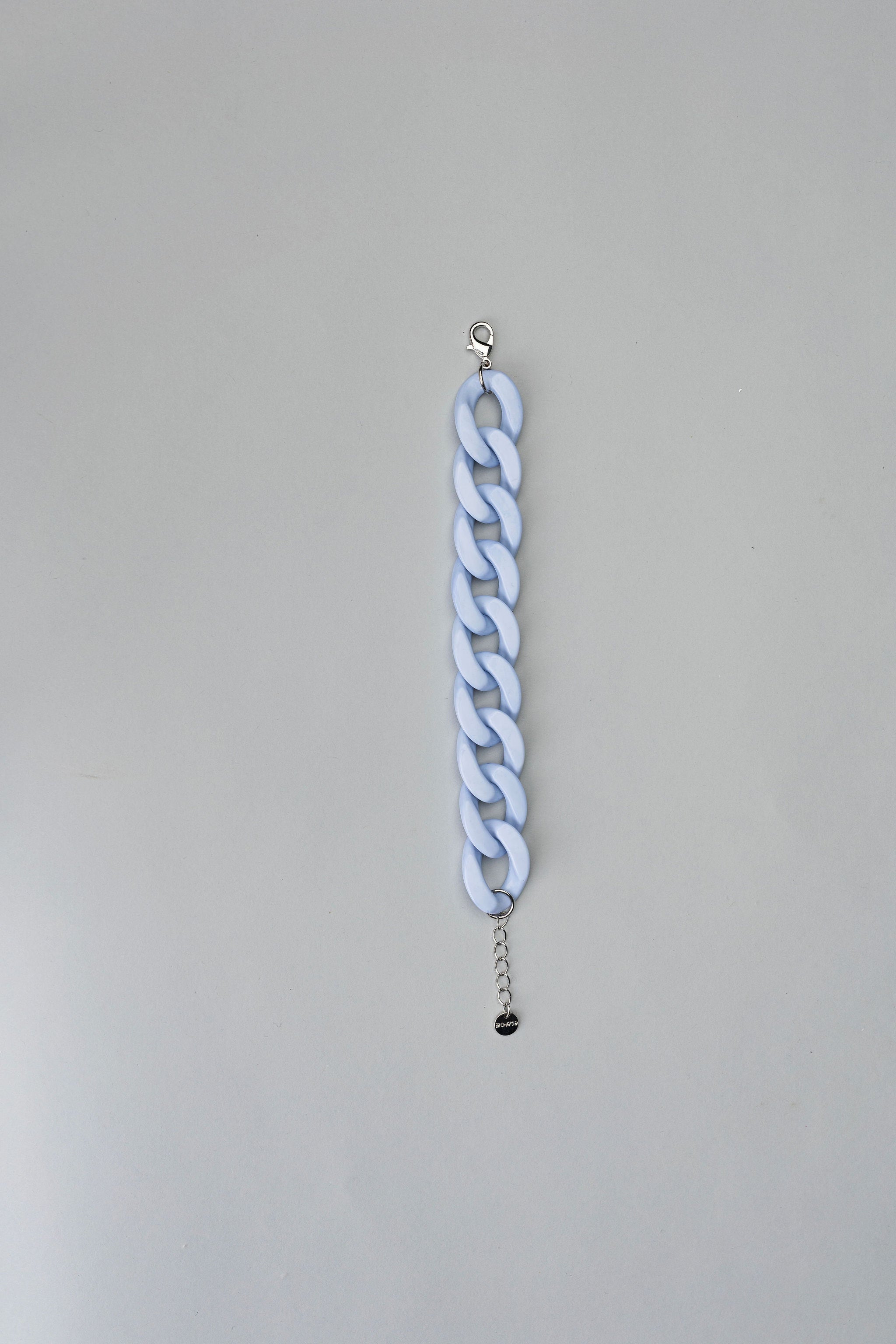 Big Chain Bracelet Light Blue Mat